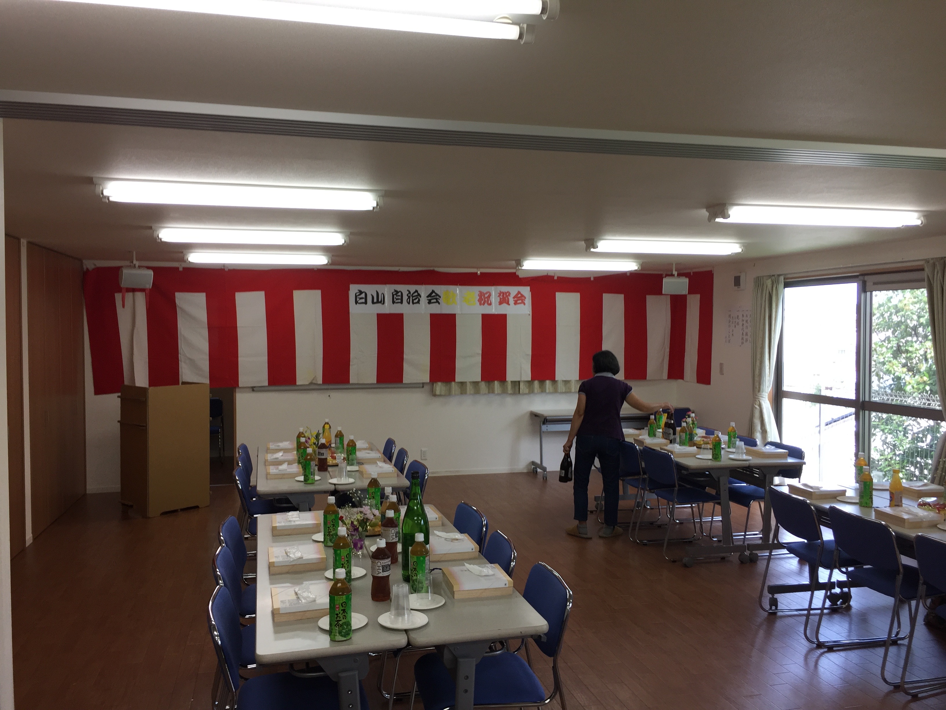 到着した時の会場