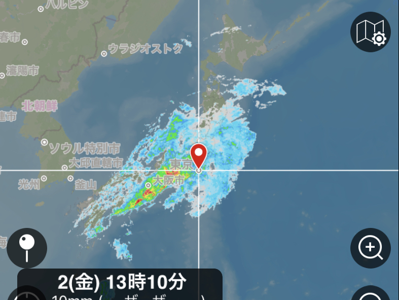 1日中大雨強風の1日だったよ!