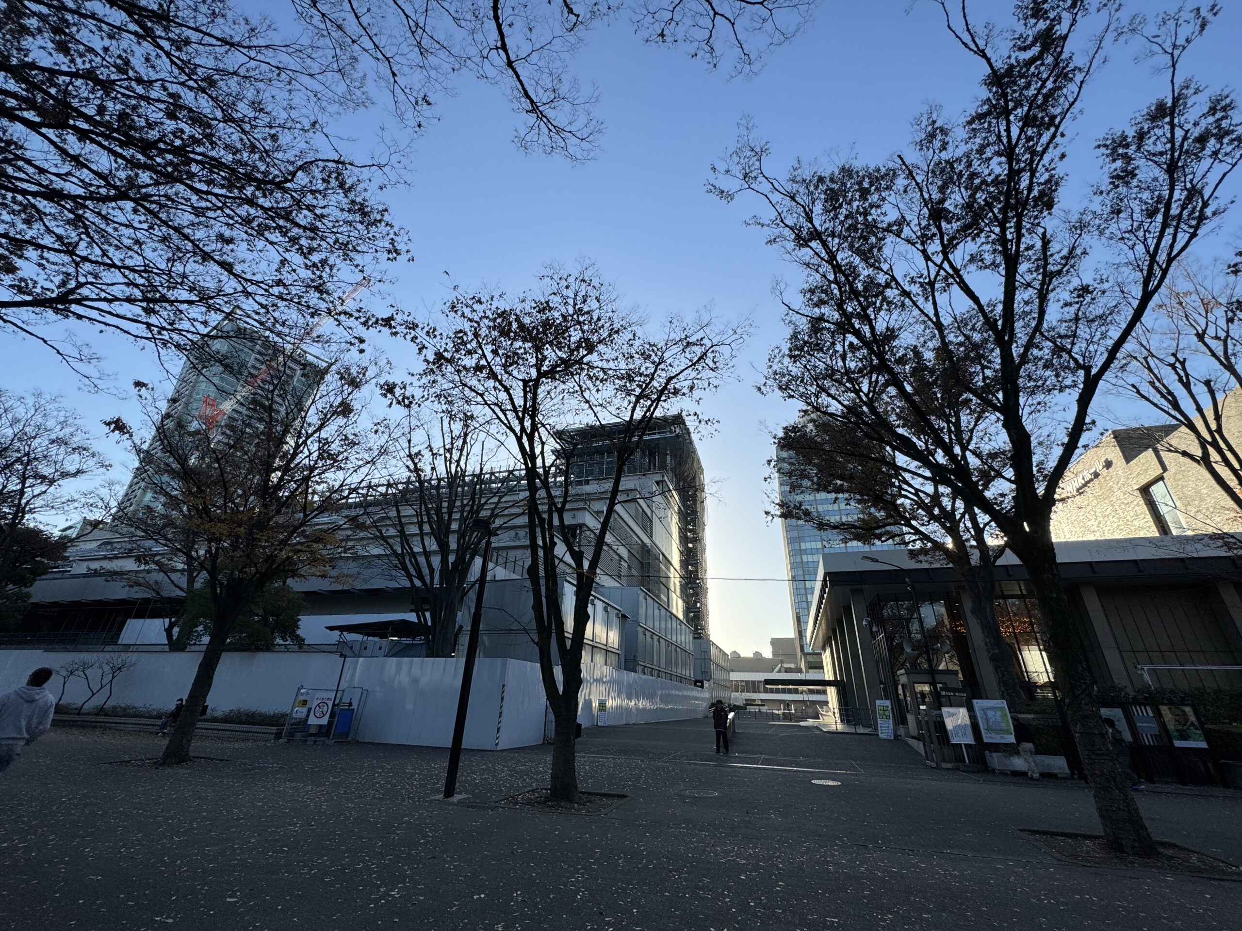 建て替え中のNHK