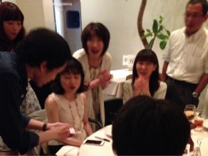 病院の職員イベントでマジックショー