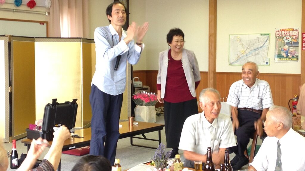 敬老会の余興で出張マジックショー in 長野県松本市