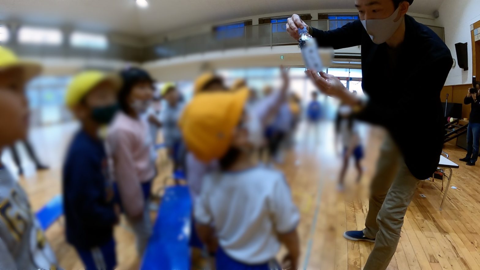 幼稚園の年長卒園イベントでマジックショー in 東京都東村山市