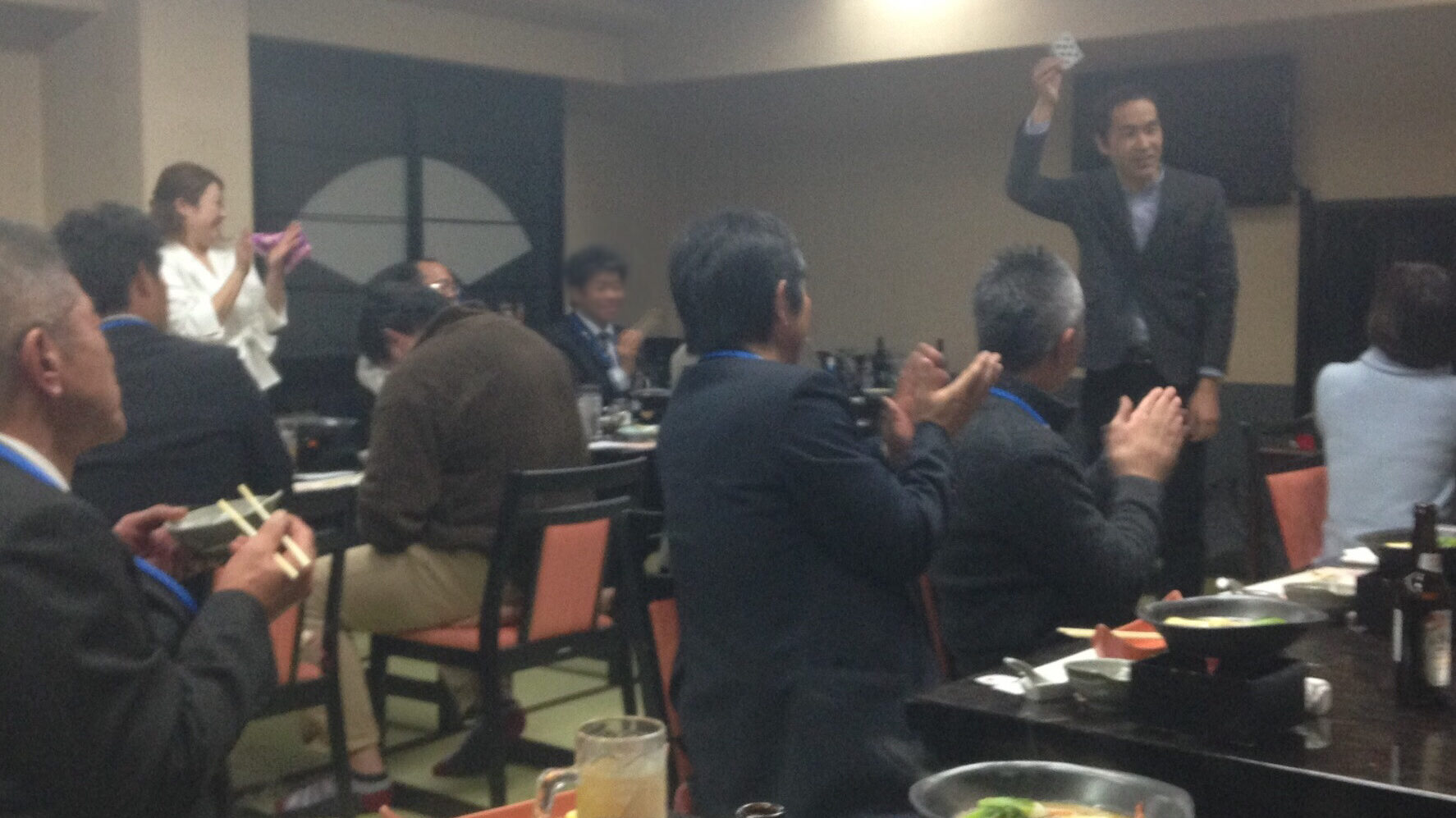 企業のお座敷新年会で出張マジシャン  in 神奈川県座間市相模原